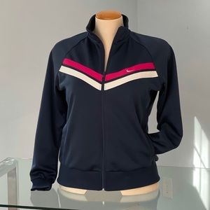 Nike track jacket woman’s xxl blue